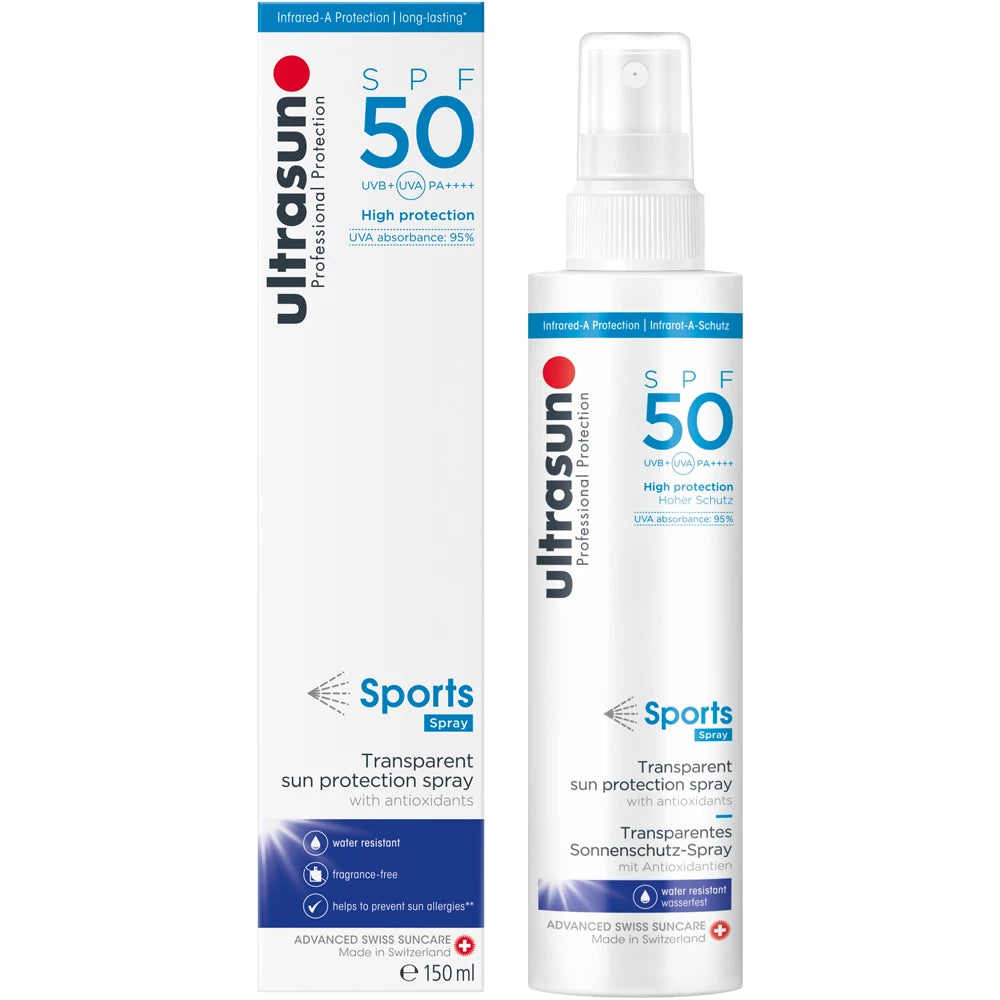 Ultrasun Active Transparent Spray (Sport) SPF50+