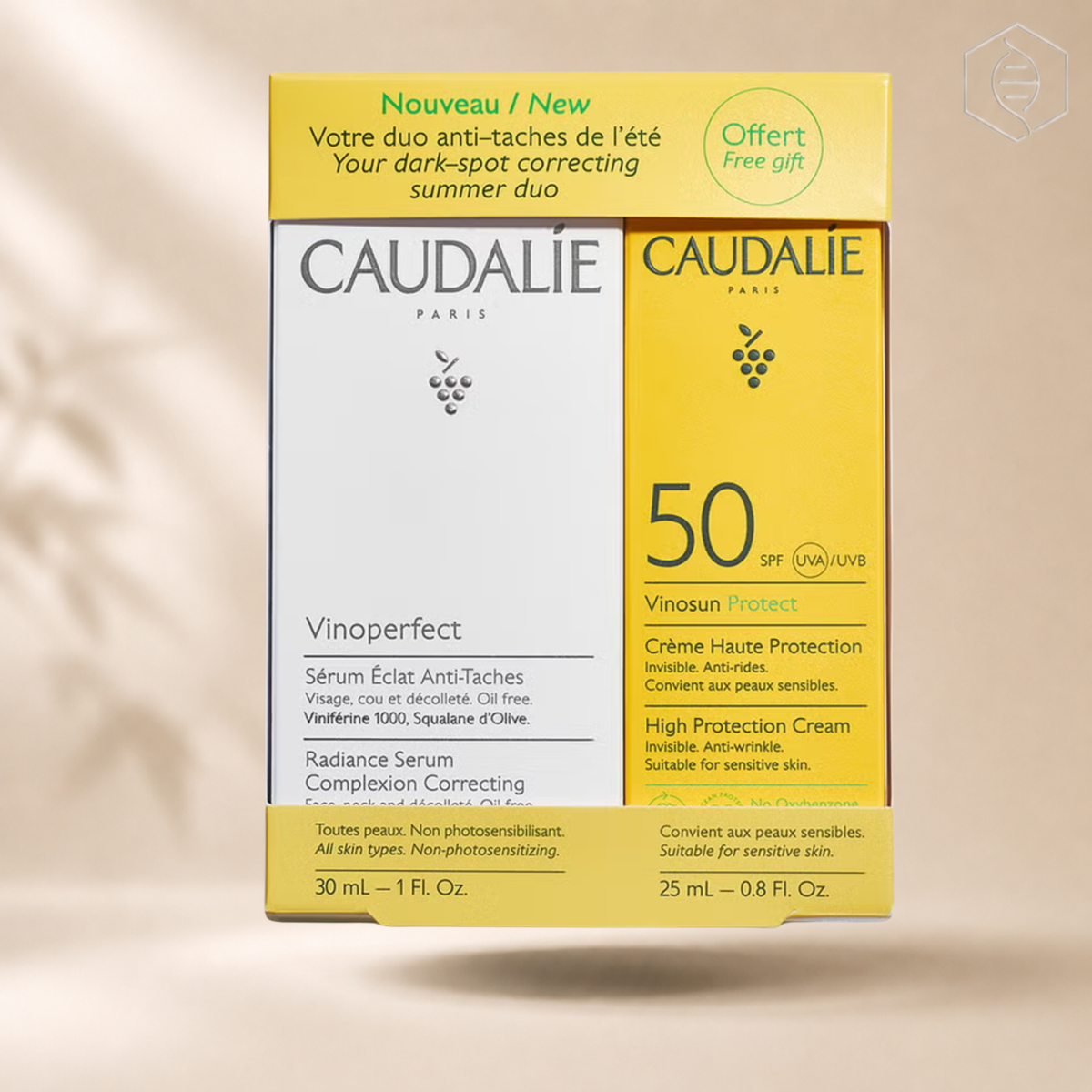 Caudalie Vinoperfect Serum Suncare Set