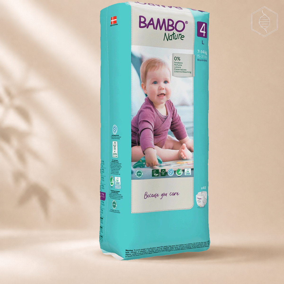 Bambo Nature tall nr4 L (48pcs)