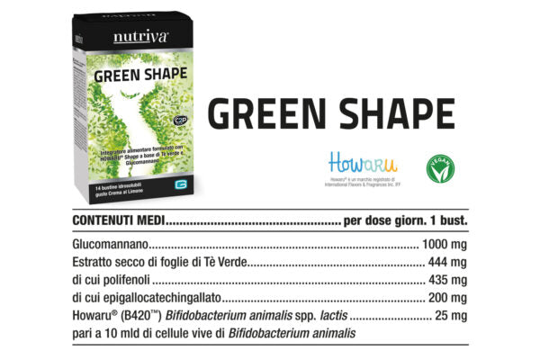 Green Shape (14 bustina)