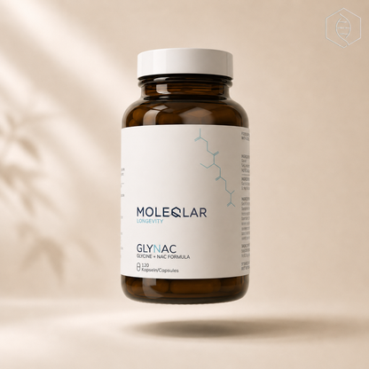 MOLEQLAR - GlyNAC® (Glycine + N-Acetyl-Cysteine 120 kapsula)
