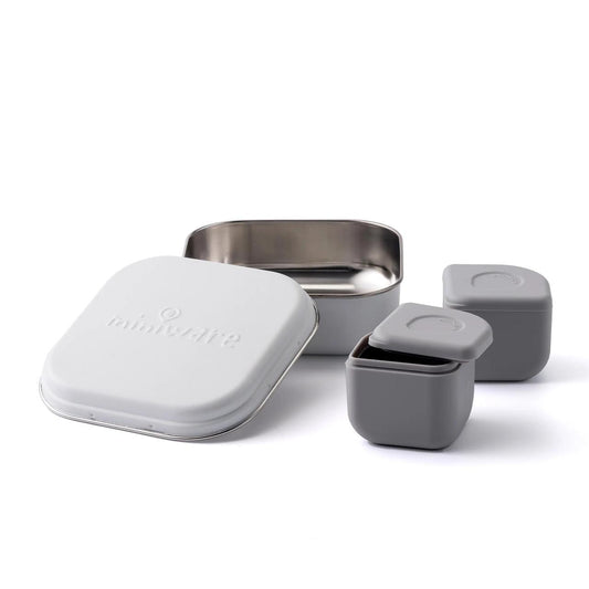 Set Grow Bento me 2 silipods - Snow + Grey