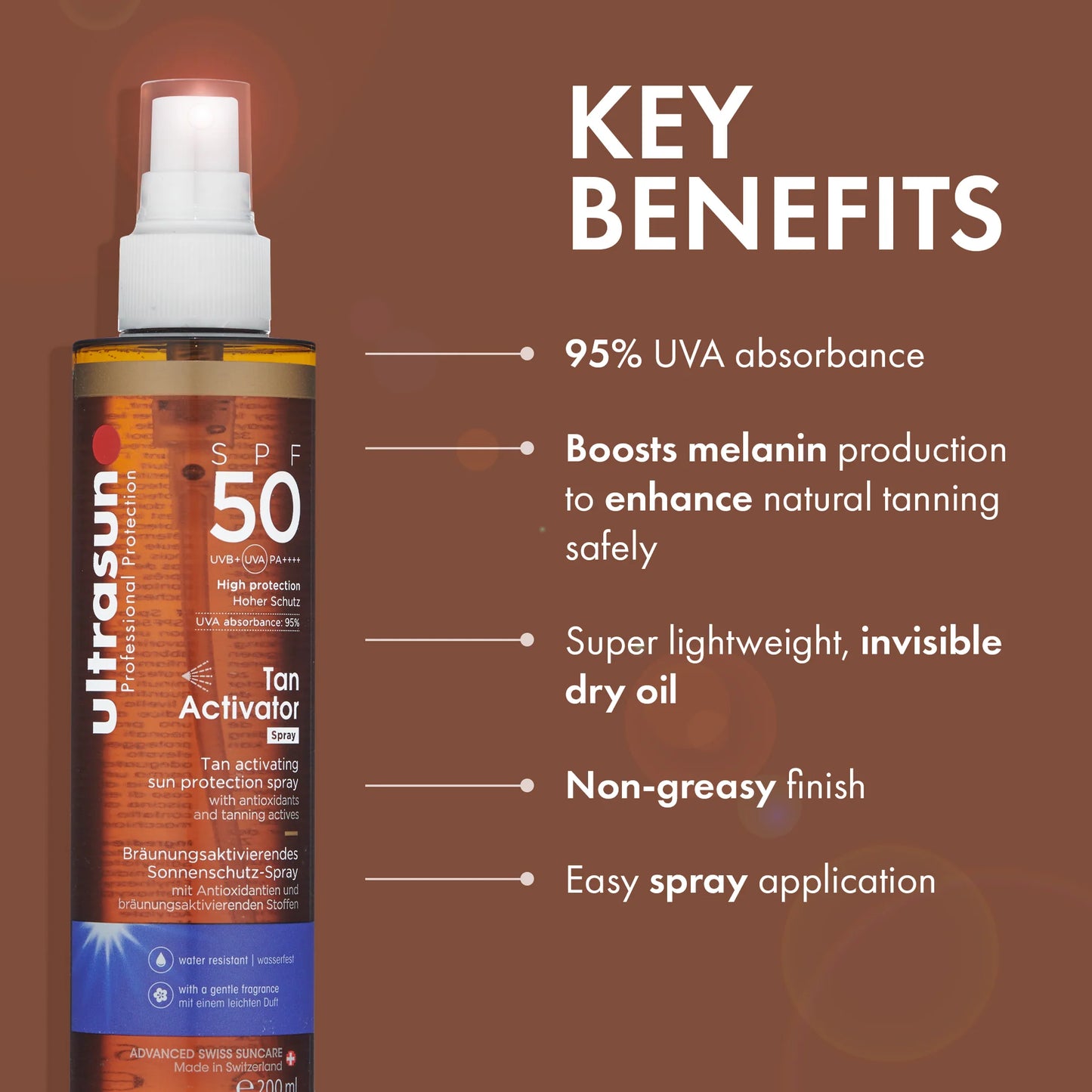 Ultrasun- Tan Activator Spray SPF50+