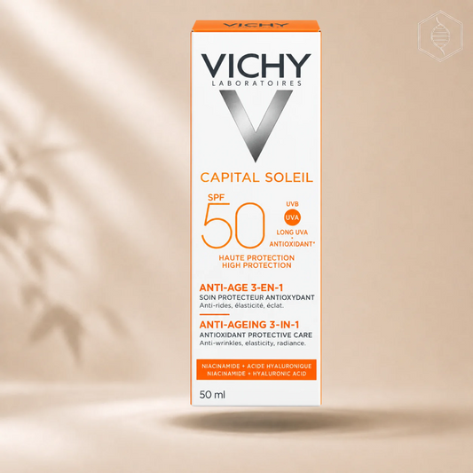 VICHY - CAPITAL SOLEIL ANTI-AGE 3IN1 SPF50 (50ml)