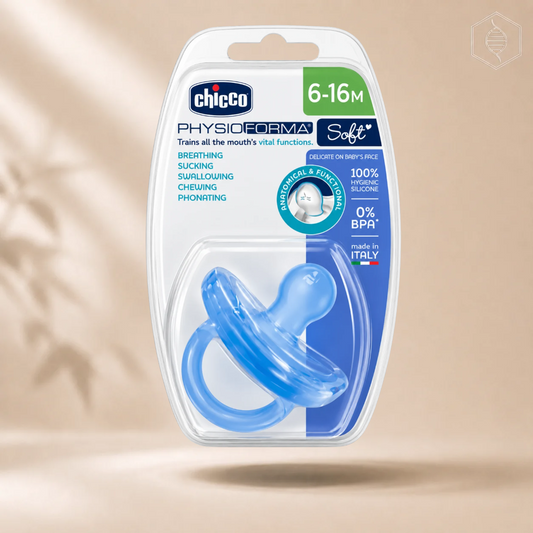 Chicco - Biberon fallco silikon blu (6-16m)
