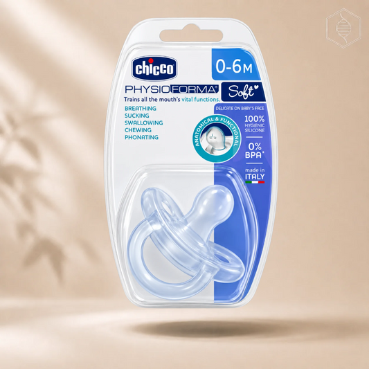 Chicco - Biberon fallco silikon blu (0-6m)