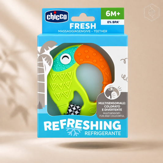 Chicco - Fresh teether papagall (6+)