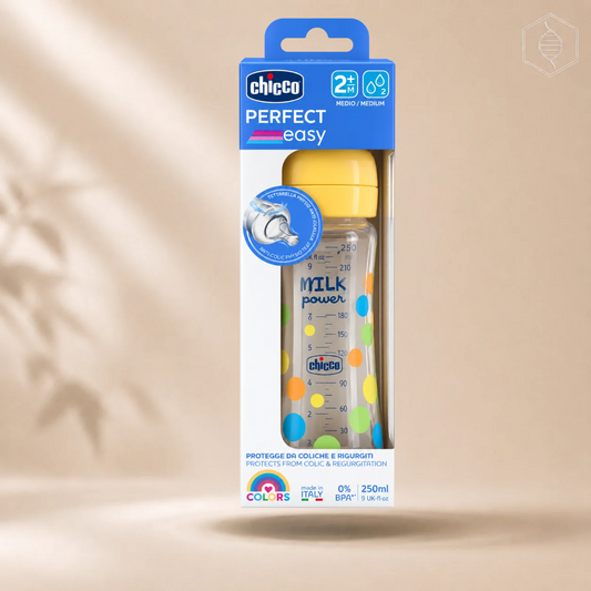 Chicco - Biberon perfect easy 2m+ (250ml verdhe)