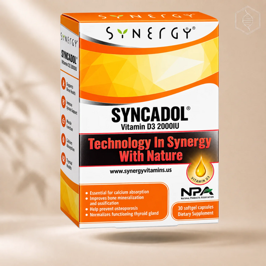 Synergy - Syncadol D3 2000IU (30softgel)