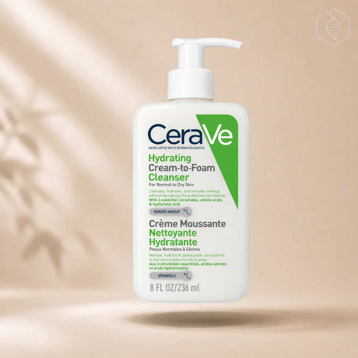 Cerave - Hydrating Cream-to-Foam Cleanser