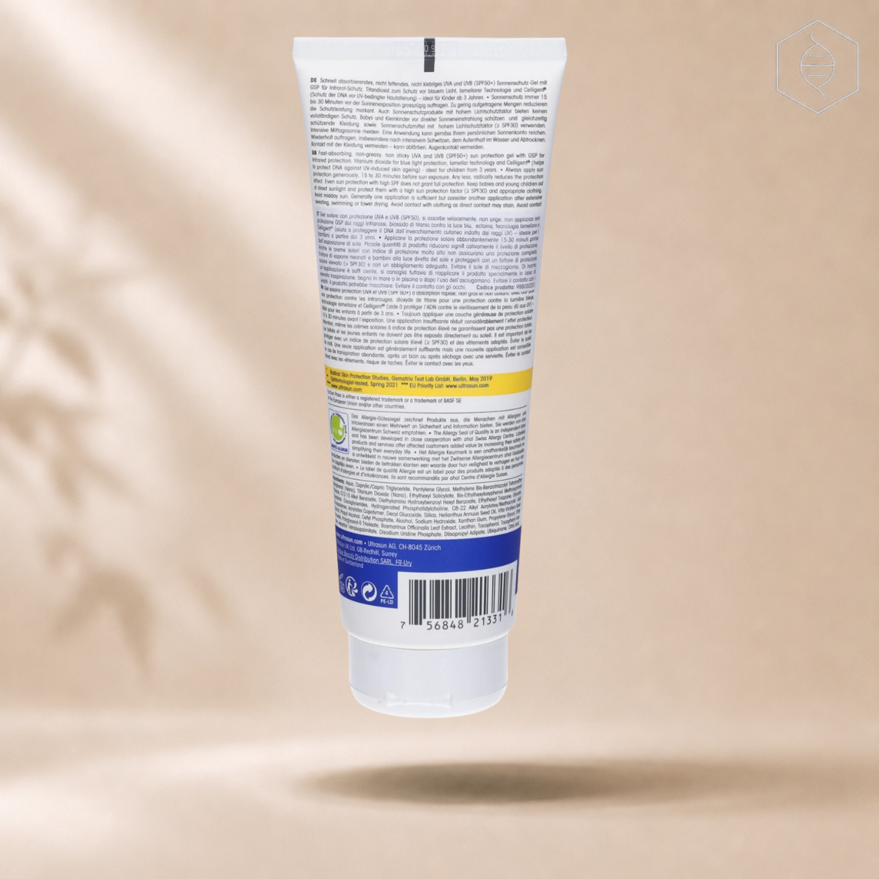 Ultrasun Pediatrics Sun Gel SPF50+