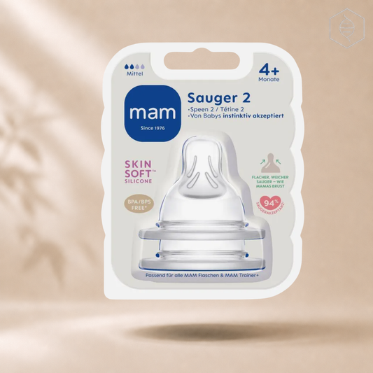 MAM - Kokë Silikoni për Biberon (Muaj 4+)