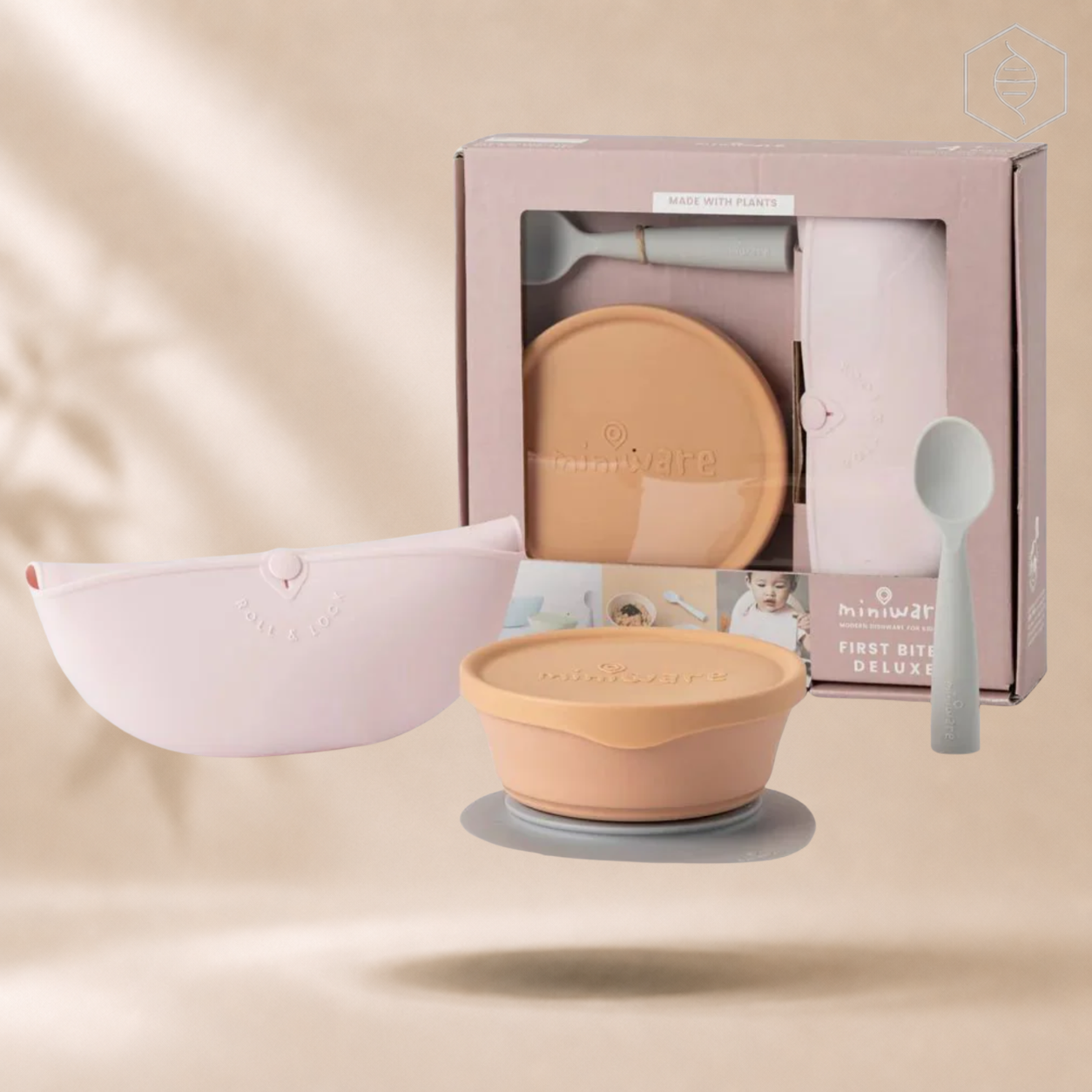 Miniware - Set First Bites Deluxe - Toffee/Cott on Candy