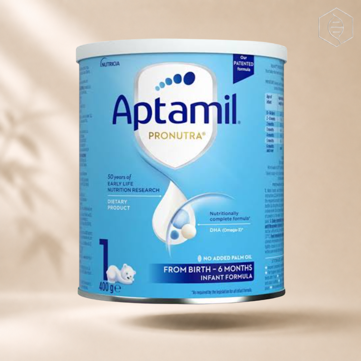 Aptamil 1 (400gr) – Qumësht Formulë për Bebe nga Lindja