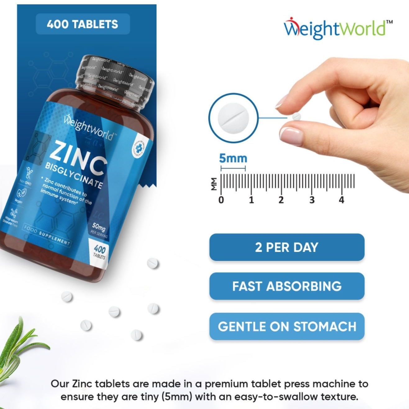 WeightWorld- ZINK BISGLYCINATE